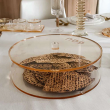 Load image into Gallery viewer, J-PBL-DC-AM Amber Lucite Matzah Box
