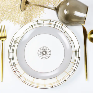 IZMIR-G Gold Izmir Plate - Set of 4