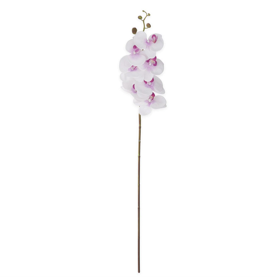 19467A-WHPU 34.5 Inch White & Purple Orchid Stem