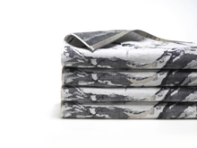 Load image into Gallery viewer, Granite 19x30&quot; Matellic White/Grey/Gold
