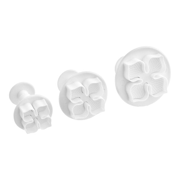 Ateco 3 Piece Laurustinus / Hydrangea Plunger Cutter Set