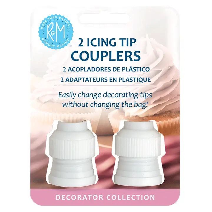 Icing Tip Coupler 2 PC Carded