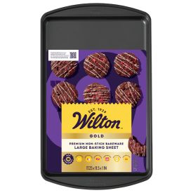 Wilton Gold Non-Stick Bakeware Large Baking Sheet, 17.25x11.5 Inch