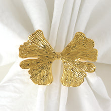 Load image into Gallery viewer, TAJ Designs Gold Butterfly Napkin Ring
