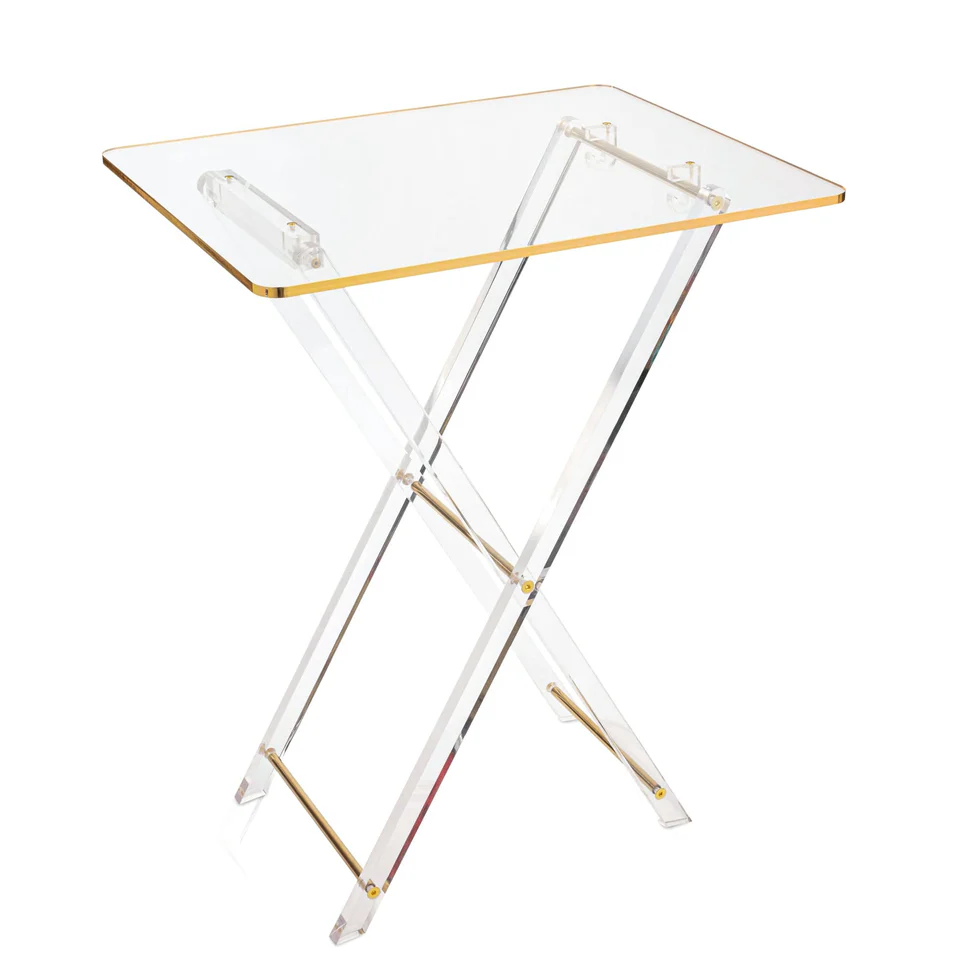 FU-FT-GO Folding Table - Gold - Chanukah