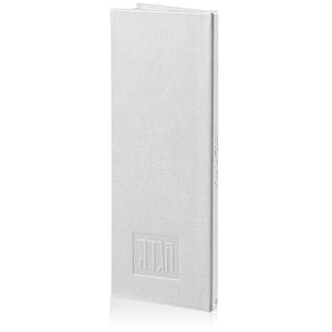 PU-HCB-HAG-T-W Leather - Hardcover - Haggadah -Tall - White