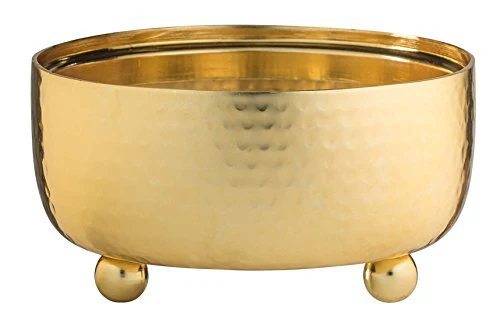 HG Decorizer Hammered Dip Container Holder Gold