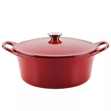 Load image into Gallery viewer, Rachel Ray 5 Qt Cast Iron Dutch Oven
