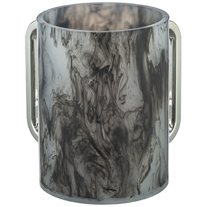 UK80664 Acrilic Clear Washing Cup 13 cm - Marble