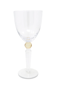 VWR5116 Water Glasses with Amber Diamond