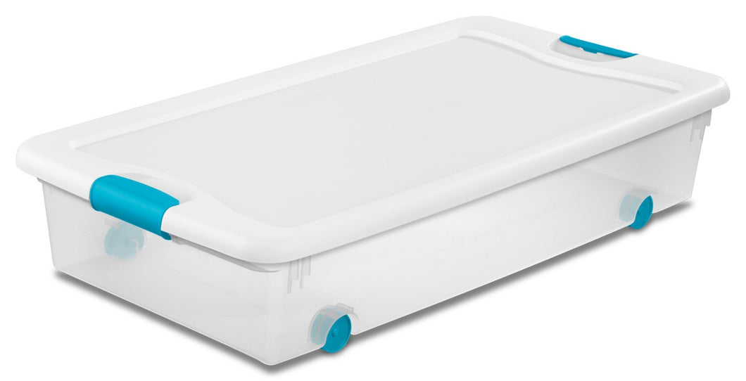 Storage-Latch-Underbed 56qt Wheeled