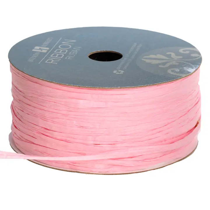 Pastel Pink Ribbon - Paper Raffia – The Westview Shop