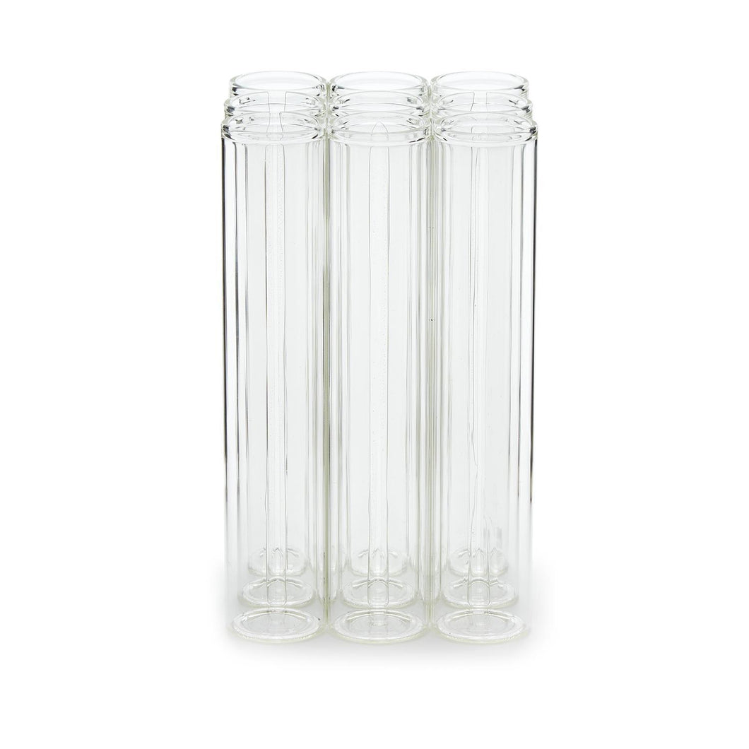 55042 Set of 9 Connected Tube Flower Vase / Arranger in Gift Box - Glass