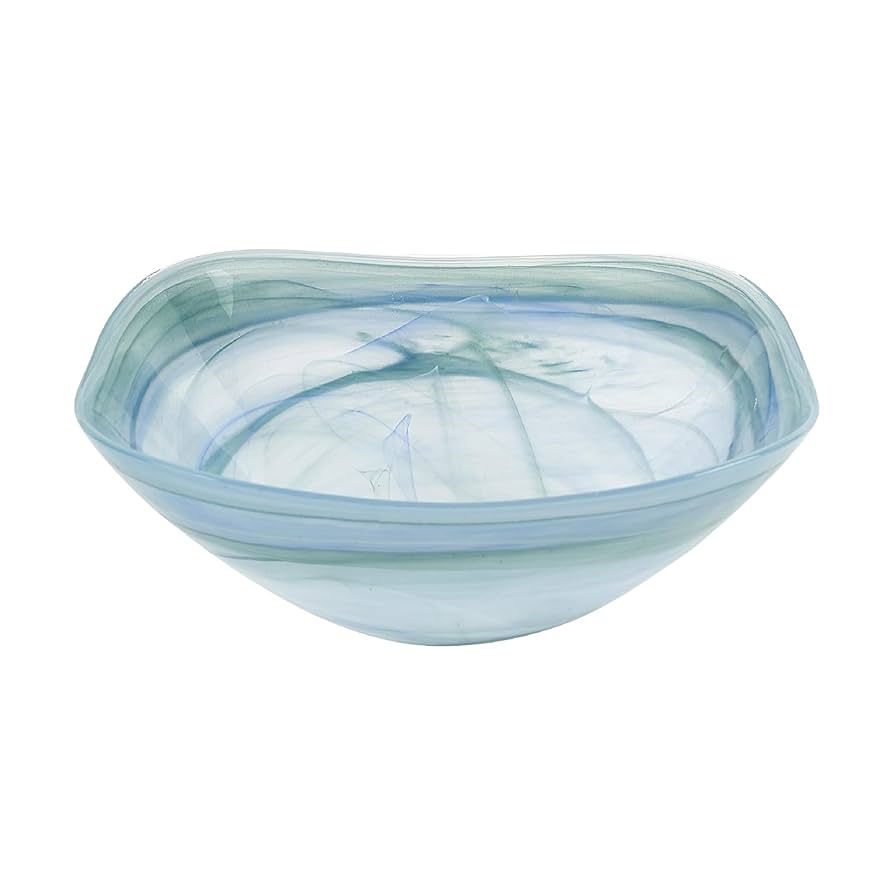 P222 AQUA ALABASTER SQ BOWL10X3.75