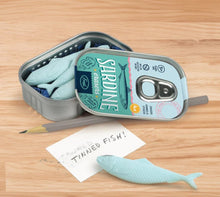 Load image into Gallery viewer, Sardine Erasers, Tin of 4
