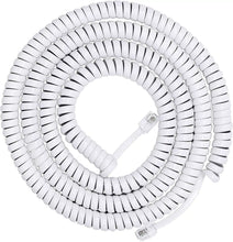 Load image into Gallery viewer, TELEPHONE COIL CORD 25 foot – WHITE
