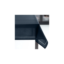 Load image into Gallery viewer, Hemstitch Table Cloth 70 Round Navy
