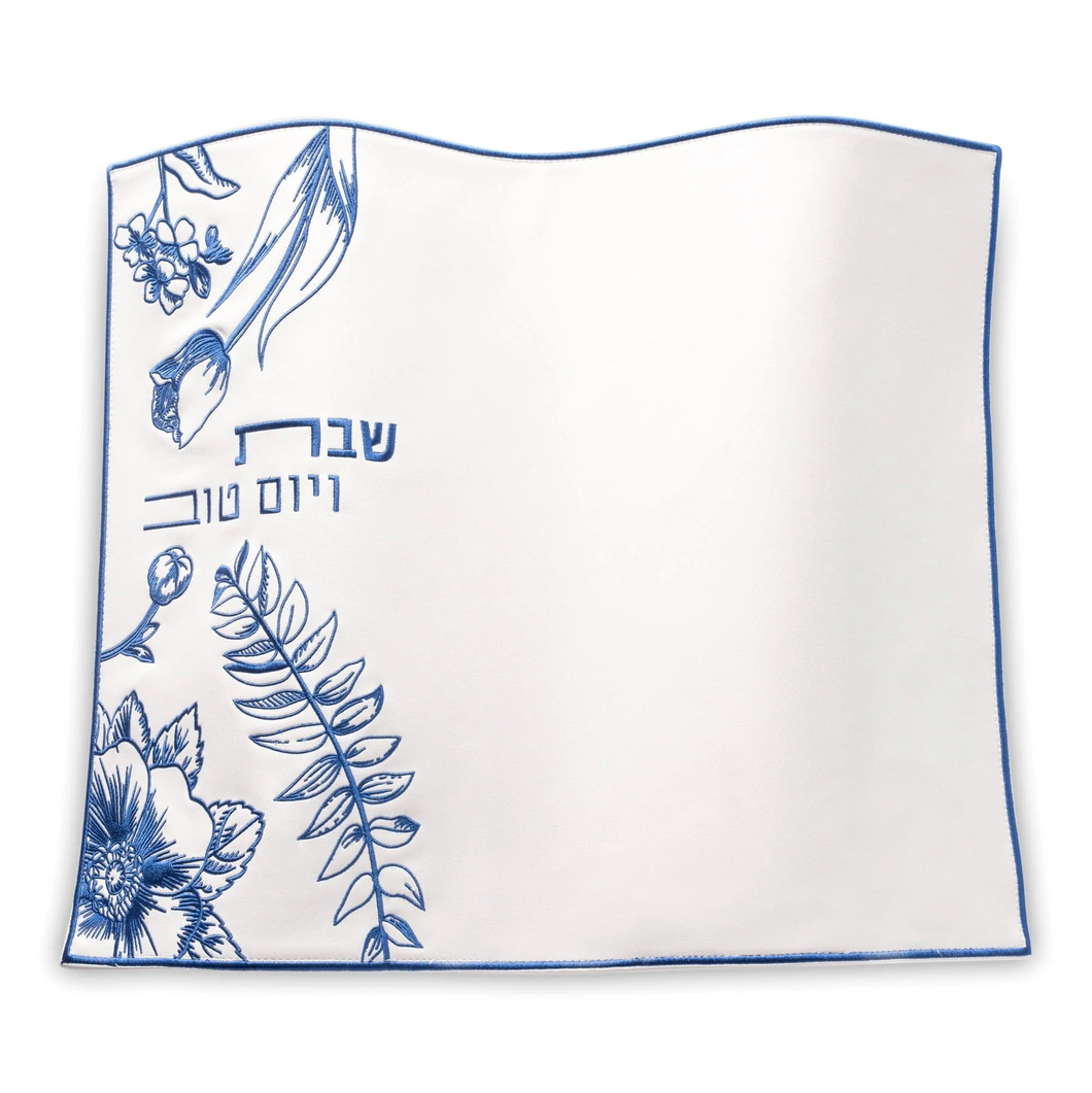 PU-CC-FT-N Challah Cover - French Toile - Navy