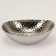 Load image into Gallery viewer, CER-2018 Pampa Bay Oval Hammered Silver Bowl
