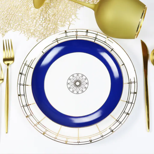 IZMIR-G Gold Izmir Plate - Set of 4