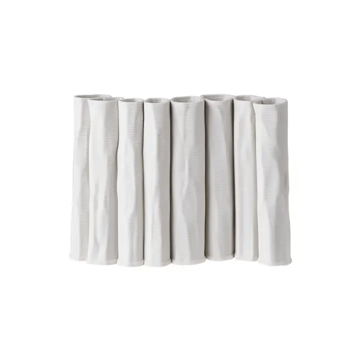722024 Ceramic Vase White Dia 10.5