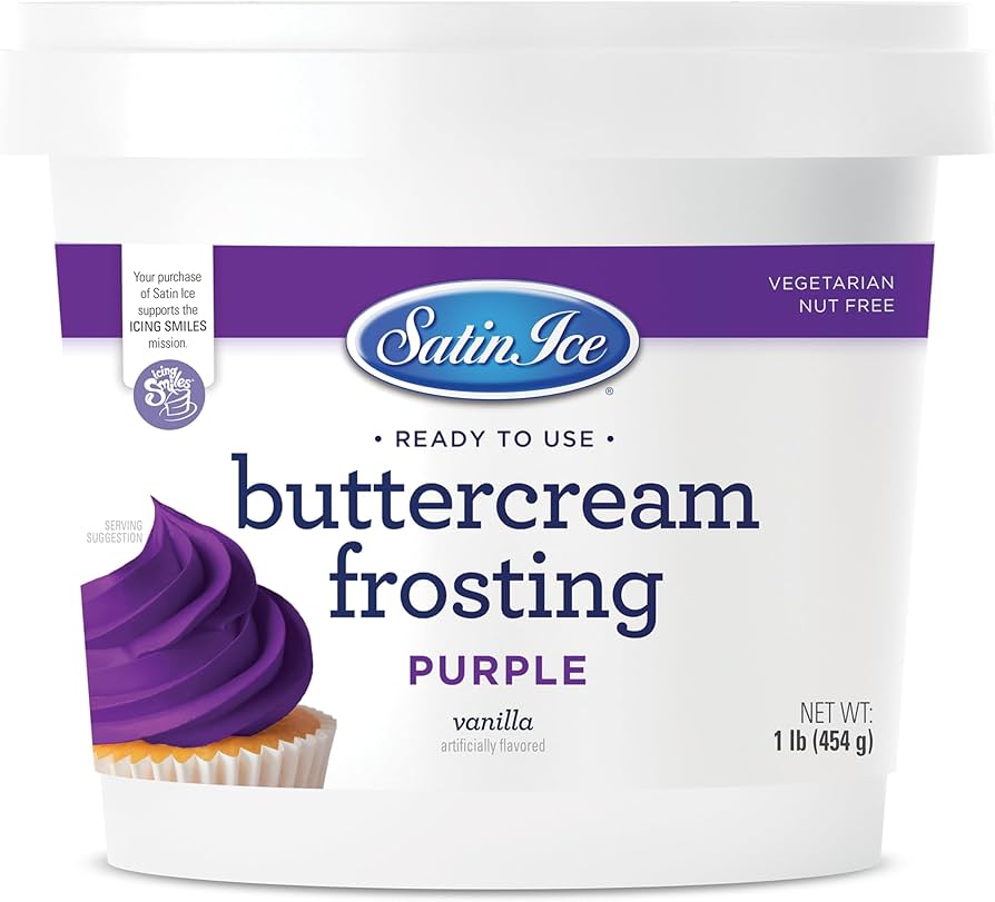 Purple RTU Buttercream Frosting - 1lb - Pail