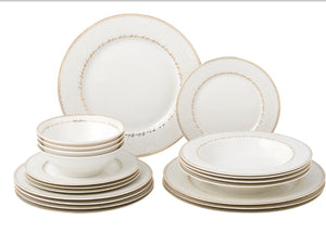 LIA-20 Lia Dinnerware- Service For 4 With Xtra Fish Plate