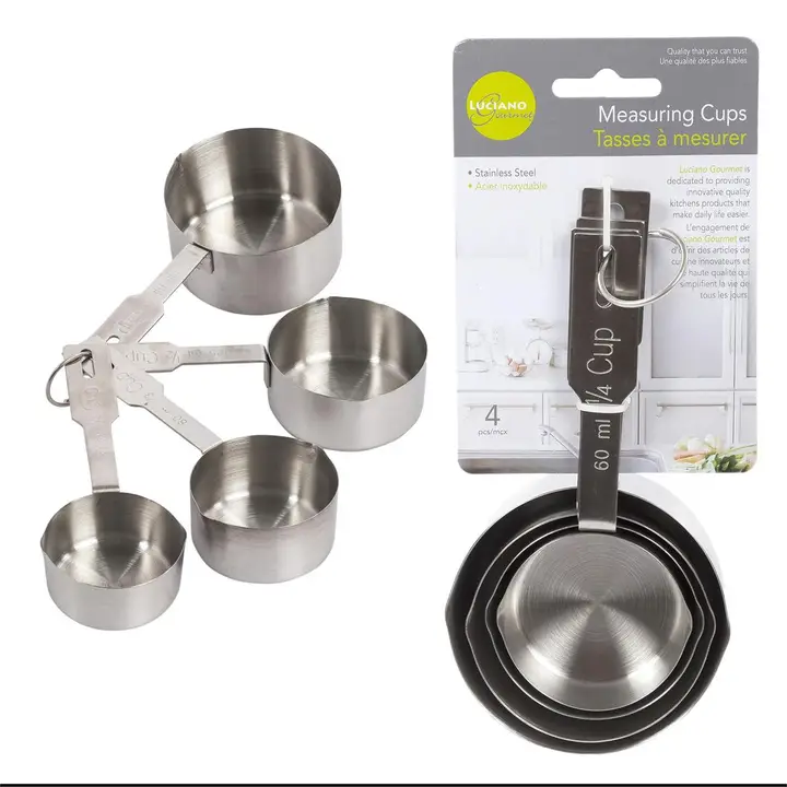 L.Gourmet 4-pc S/S Measuring Cup