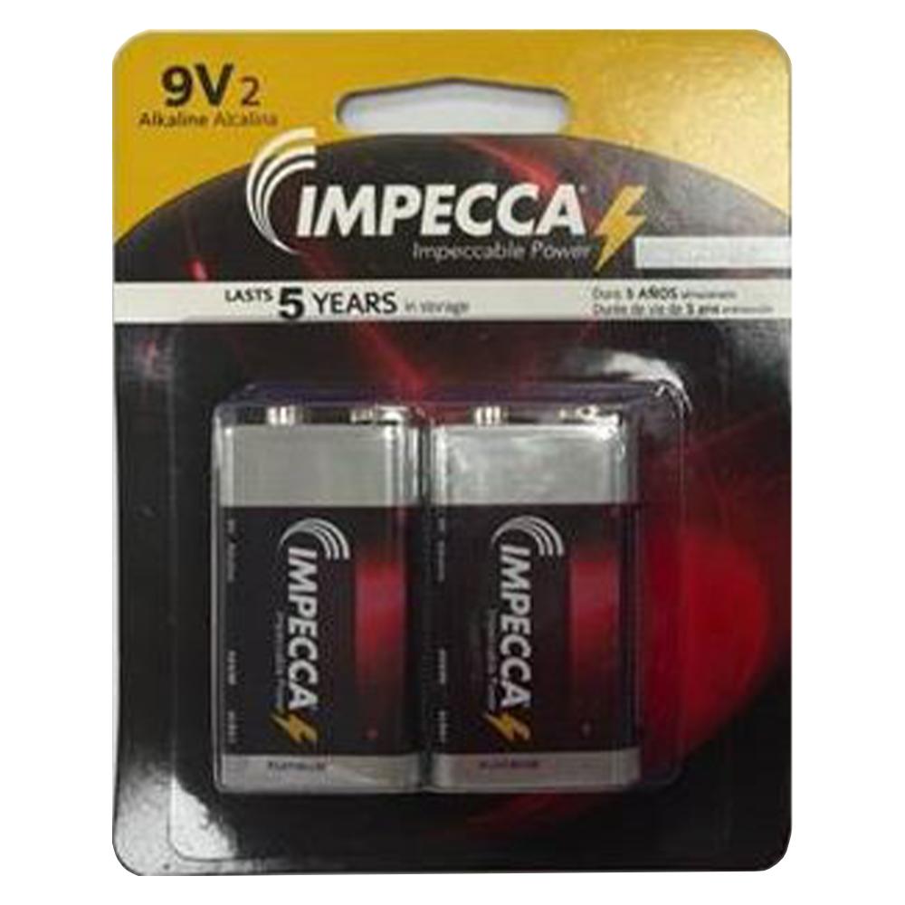 Alkaline 9V 6LR61 Platinum Batteries 2-Pack