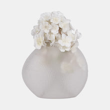Load image into Gallery viewer, Glass Texture Vase, Frosted White
