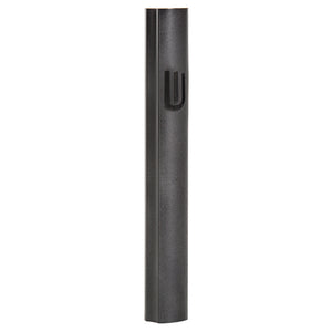 UK23077 Aluminum Mezuzah 15 Cm- Black, Printed Shin