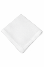 Load image into Gallery viewer, NAP-HEM WHITE HEMSTITCH NAPKIN 20X20: WHITE
