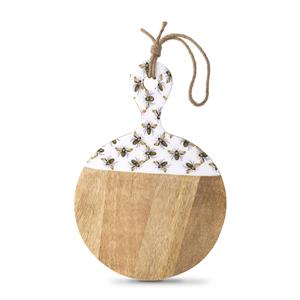 19470C-1 14 Inch Bee Decal Wood Cutting Board