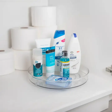 Load image into Gallery viewer, Clear Rotating Lazy Susan Organizer – 10.5"
