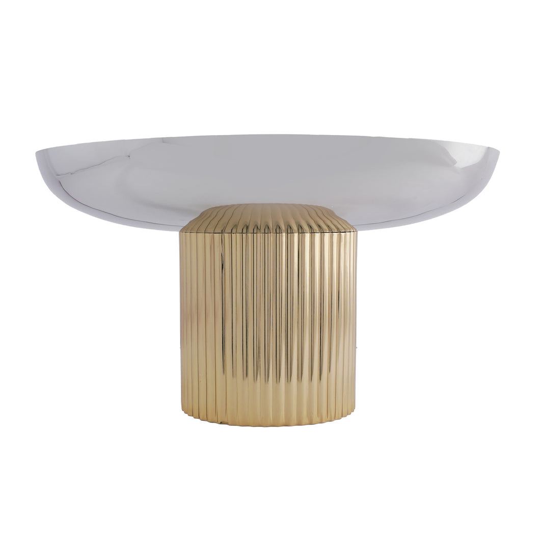50917 • Guilded Lg Ss/gld Platter