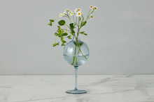 Load image into Gallery viewer, GMC104EZ9 Denim Wine Glass Vase, Medium
