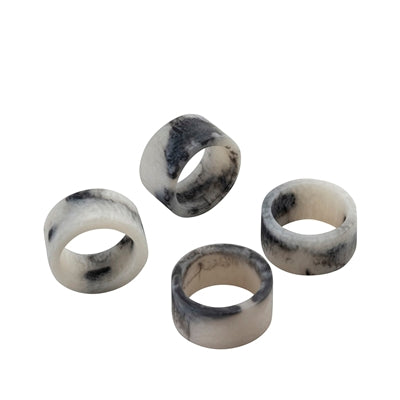 535058 Napkin Ring Set of 4 In Box Grey - Grey