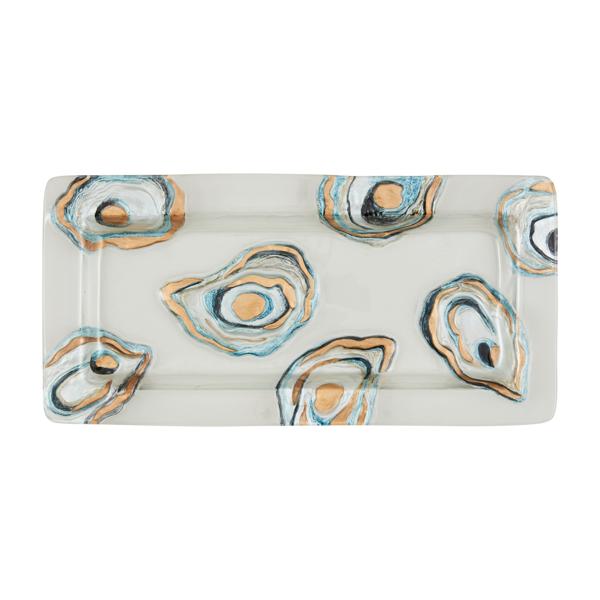 40700799 Glass Oyster Platter