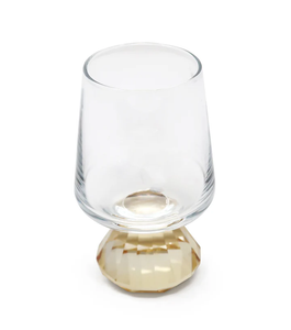 VLG5112 Set of 6 Shot Glasses with Amber Crystal Base