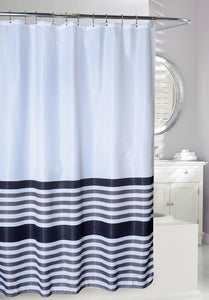 MODA Bridge Stripe Shower Curtain