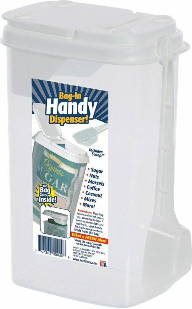 BUDDEEZ-SUGAR DISPw/SCP 1.6qt-00020