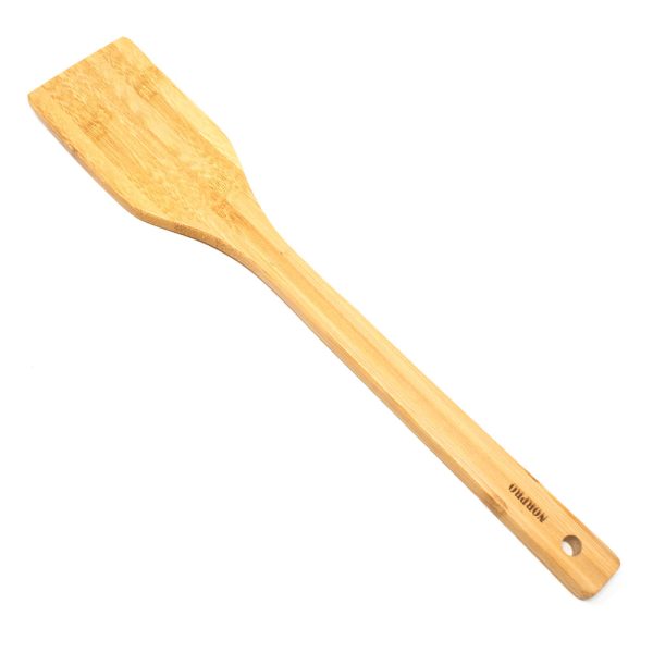 12 BAMBOO SPATULA-FLAT HANDLE