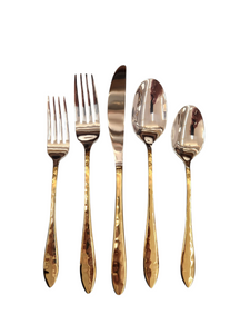 G101211 Angel Flatware Gold