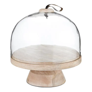 L6445 Pedestal Cake Stand with Glass Dome