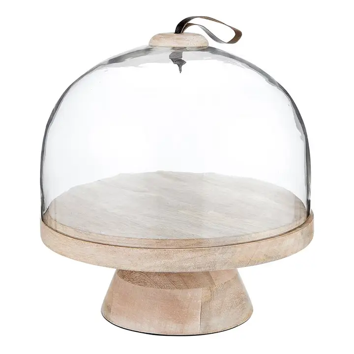 L6445 Pedestal Cake Stand with Glass Dome