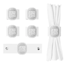 Load image into Gallery viewer, Lucent Rosh Hashana Napkin Rings
