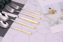 Load image into Gallery viewer, TAJ-FW-110 TAJ Marlene Flatware Ombre Shiny Flatware Service For 4  Dishwasher Safe
