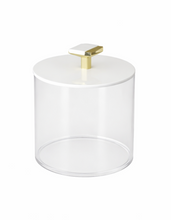 Load image into Gallery viewer, TAJ Designs Gold Knob Cookie Jar Small
