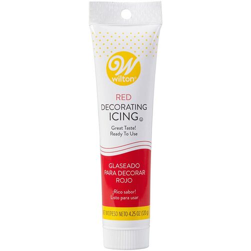Wilton Red Ready-to-Use Icing Tube, 4.25 oz.