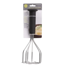 Load image into Gallery viewer, Luciano Gourmet Stainless Steel Potato Masher, 26x9x9cm
